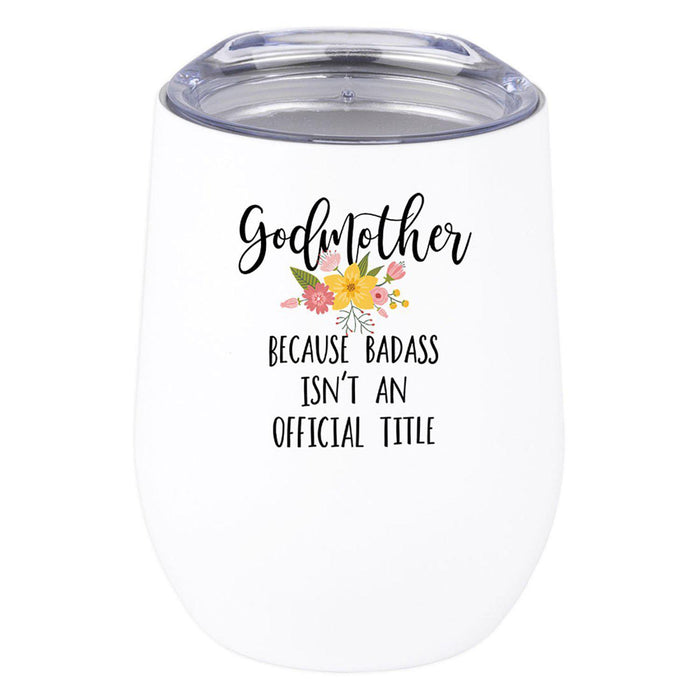 Wine Tumbler with Lid 12 Oz Stemless Stainless Steel Insulated Tumbler-Set of 1-Andaz Press-Awesome Social Worker Looks Like-