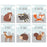 Woodland Animals Nursery Room Wall Art-Set of 6-Andaz Press-Inspirational, Mountain Scene, Bear Raccoon, Fox, Deer, Squirrel-