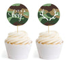 Woodland Camouflage Boy Baby Shower Cupcake Topper DIY Party Favors Kit-Set of 20-Andaz Press-