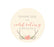 Woodland Deer Wedding Round Circle Label Stickers-Set of 40-Andaz Press-The Hunt Is Over-