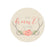 Woodland Deer Wedding Round Circle Label Stickers-Set of 40-Andaz Press-The Hunt Is Over-