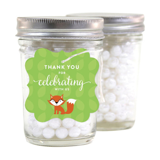 Woodland Forest Baby Shower Fancy Frame Gift Tags-Set of 24-Andaz Press-