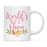 World's Best Pink Floral Design Ceramic Coffee Mug-Set of 1-Andaz Press-Auntie-