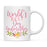 World's Best Pink Floral Design Ceramic Coffee Mug-Set of 1-Andaz Press-Auntie-
