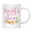 World's Best Pink Floral Design Ceramic Coffee Mug-Set of 1-Andaz Press-Nonna-