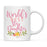 World's Best Pink Floral Design Ceramic Coffee Mug-Set of 1-Andaz Press-Step Daughter-