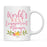 World's Best Profession, Pink Floral Design Ceramic Coffee Mug Collection 2-Set of 1-Andaz Press-Engagement Manager-