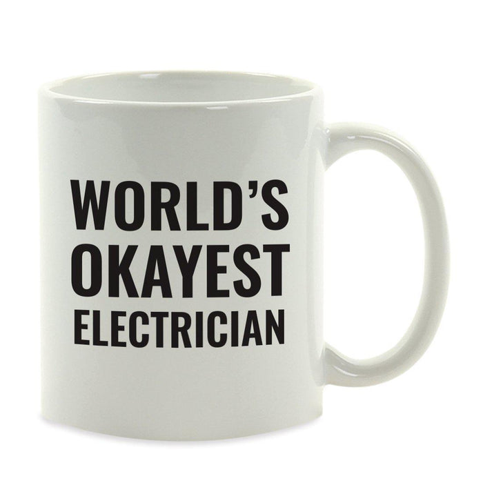 World's Okayest Coffee Mug Gag Gift-Set of 1-Andaz Press-Babysitter-