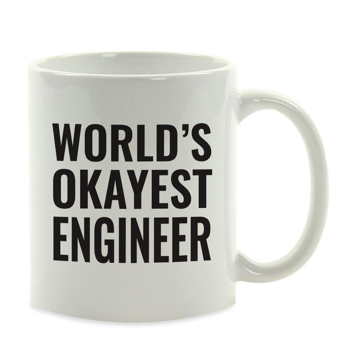 World's Okayest Coffee Mug Gag Gift-Set of 1-Andaz Press-Babysitter-