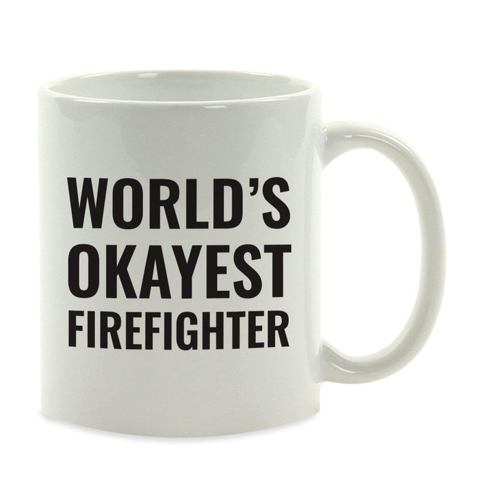 World's Okayest Coffee Mug Gag Gift-Set of 1-Andaz Press-Babysitter-