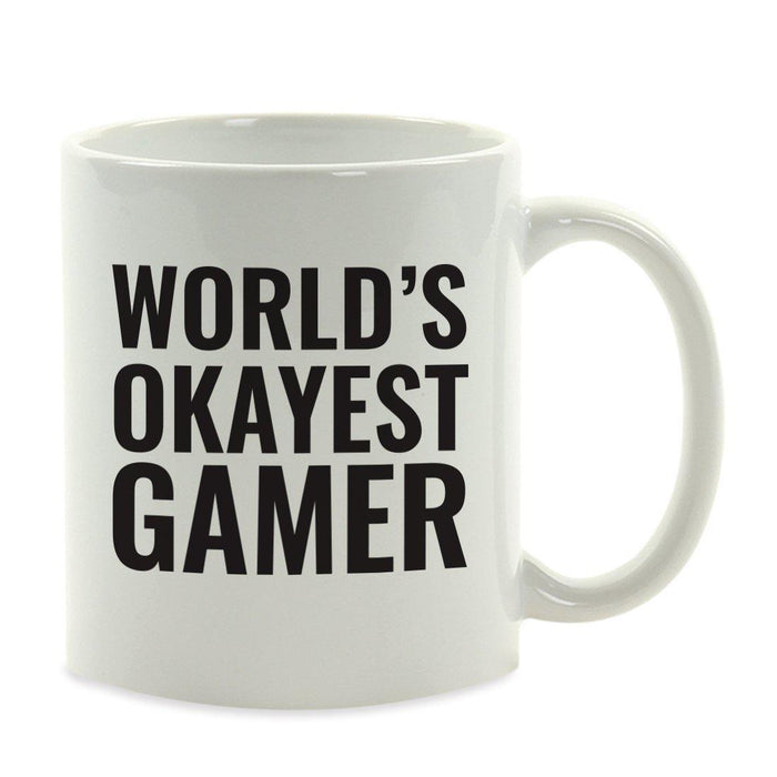 World's Okayest Coffee Mug Gag Gift-Set of 1-Andaz Press-Babysitter-