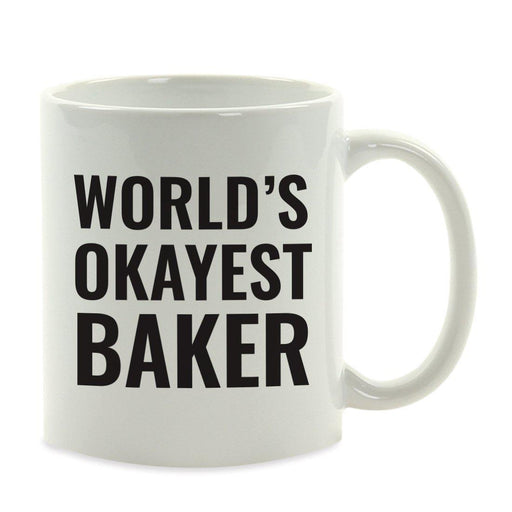 World's Okayest Coffee Mug Gag Gift-Set of 1-Andaz Press-Babysitter-