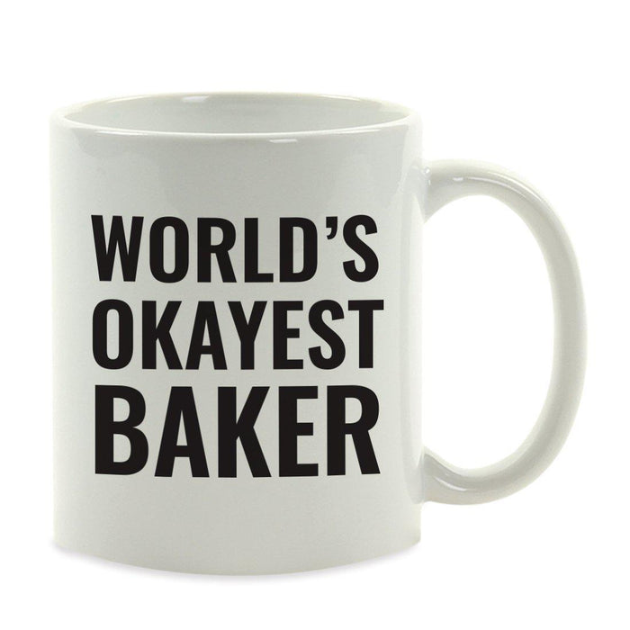 World's Okayest Coffee Mug Gag Gift-Set of 1-Andaz Press-Babysitter-