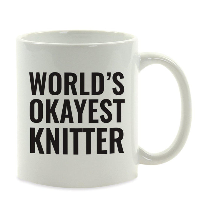 World's Okayest Coffee Mug Gag Gift-Set of 1-Andaz Press-Babysitter-