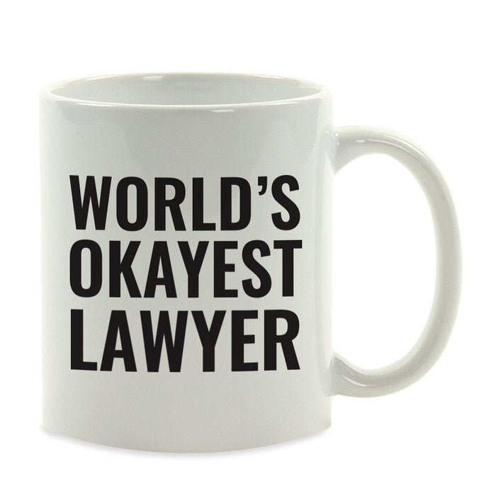 World's Okayest Coffee Mug Gag Gift-Set of 1-Andaz Press-Babysitter-