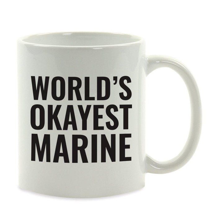 World's Okayest Coffee Mug Gag Gift-Set of 1-Andaz Press-Babysitter-