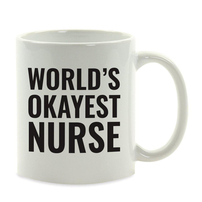 World's Okayest Coffee Mug Gag Gift-Set of 1-Andaz Press-Babysitter-