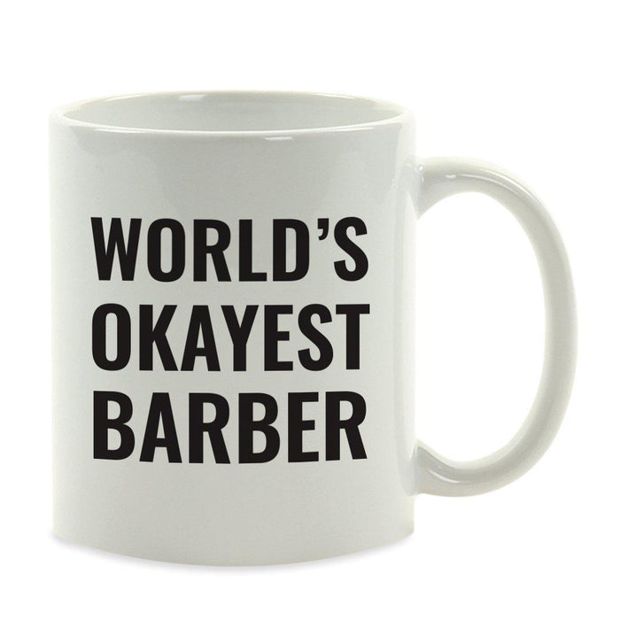 World's Okayest Coffee Mug Gag Gift-Set of 1-Andaz Press-Babysitter-