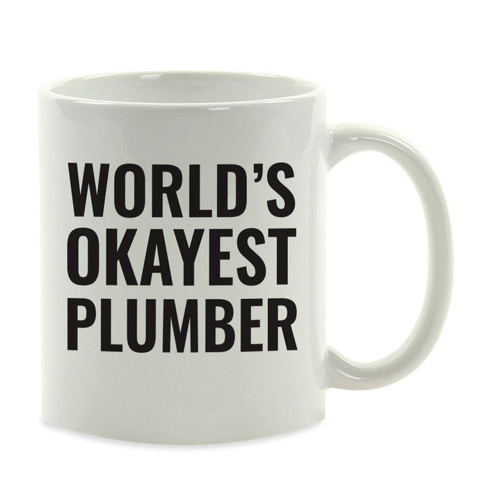 World's Okayest Coffee Mug Gag Gift-Set of 1-Andaz Press-Babysitter-