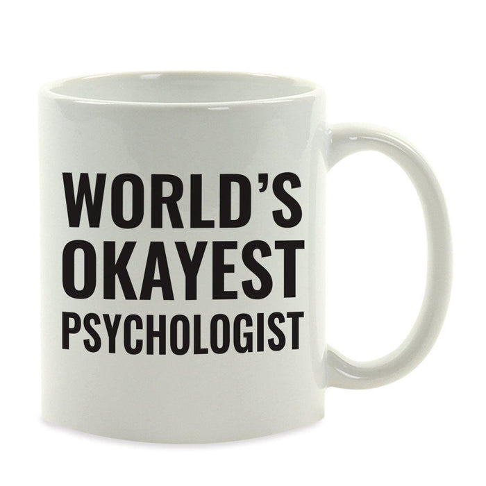 World's Okayest Coffee Mug Gag Gift-Set of 1-Andaz Press-Babysitter-