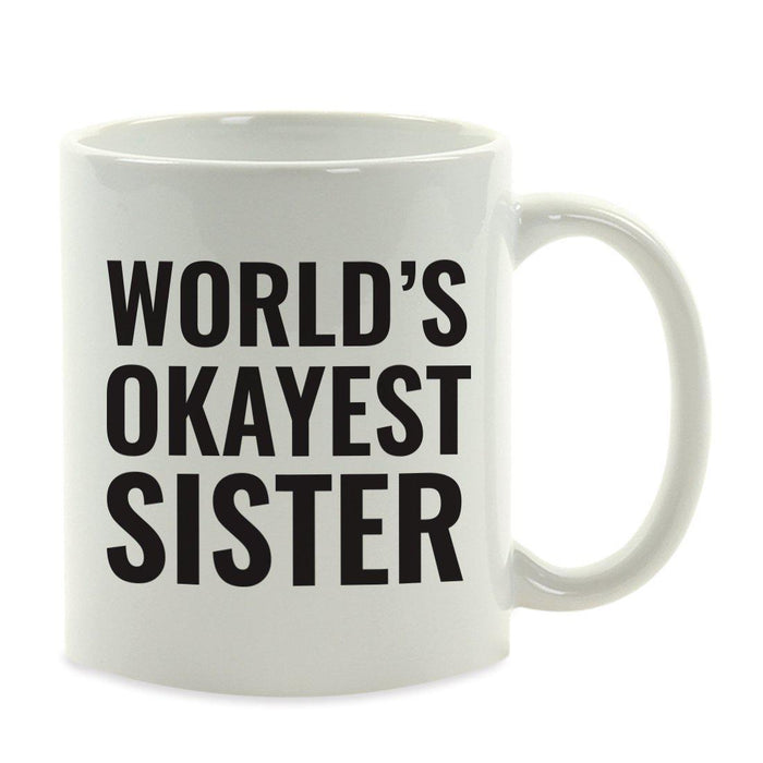 World's Okayest Coffee Mug Gag Gift-Set of 1-Andaz Press-Babysitter-