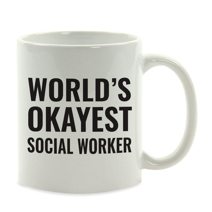 World's Okayest Coffee Mug Gag Gift-Set of 1-Andaz Press-Babysitter-