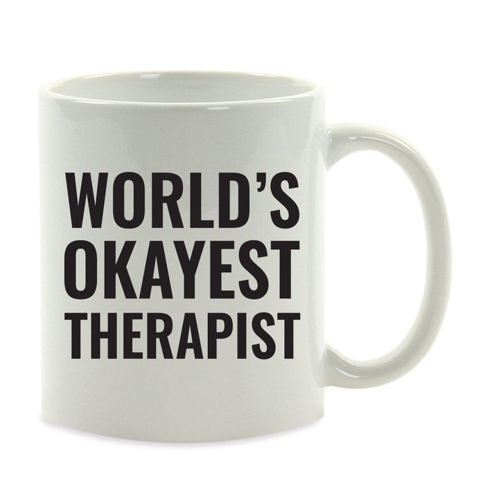 World's Okayest Coffee Mug Gag Gift-Set of 1-Andaz Press-Babysitter-