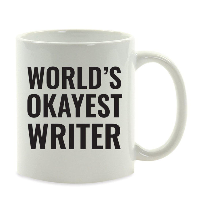 World's Okayest Coffee Mug Gag Gift-Set of 1-Andaz Press-Babysitter-