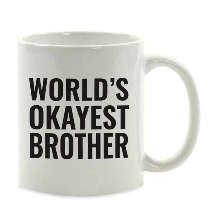 World's Okayest Coffee Mug Gag Gift-Set of 1-Andaz Press-Babysitter-