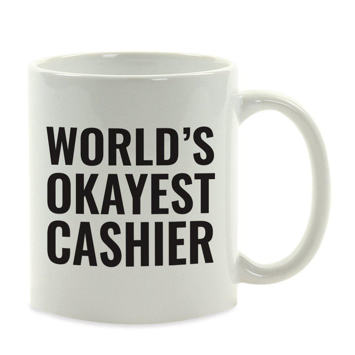 World's Okayest Coffee Mug Gag Gift-Set of 1-Andaz Press-Babysitter-
