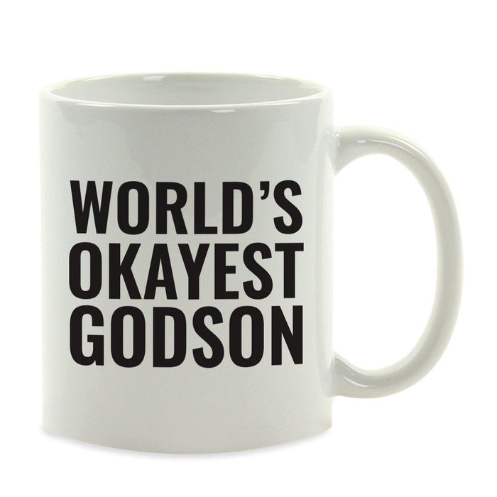 World's Okayest Coffee Mug Gag Gift-Set of 1-Andaz Press-Godson-