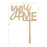 You + Me Laser Cut Wood Cake Topper-Set of 1-Andaz Press-Natural-