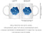 Zodiac Blue Watercolor Ceramic Coffee Mug-Set of 1-Andaz Press-Aries-