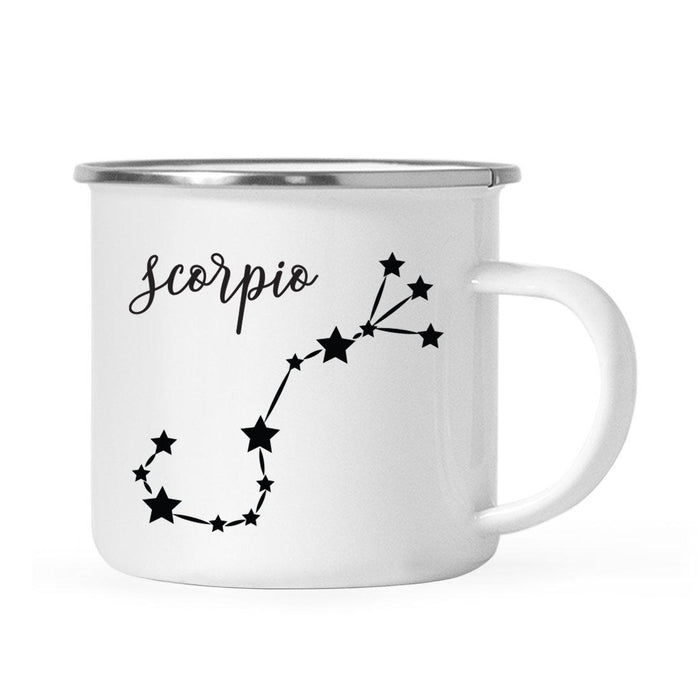Zodiac Minimal Black Campfire Mug-Set of 1-Andaz Press-Aries-