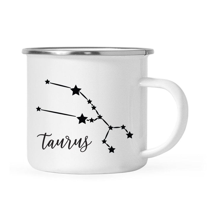 Zodiac Minimal Black Campfire Mug-Set of 1-Andaz Press-Aries-