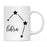 Zodiac Minimal Black Ceramic Coffee Mug-Set of 1-Andaz Press-Aries-