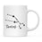 Zodiac Minimal Black Ceramic Coffee Mug-Set of 1-Andaz Press-Aries-