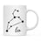 Zodiac Minimal Black Ceramic Coffee Mug-Set of 1-Andaz Press-Aries-