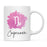 Zodiac Watercolor Pink Ceramic Coffee Mug-Set of 1-Andaz Press-Aries-