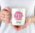 Zodiac Watercolor Pink Ceramic Coffee Mug-Set of 1-Andaz Press-Aries-