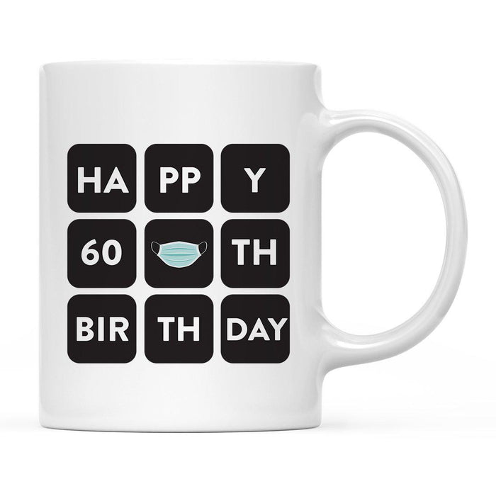Zoom Birthday Ceramic Coffee Mug-Set of 1-Andaz Press-Happy 60th Birthday-